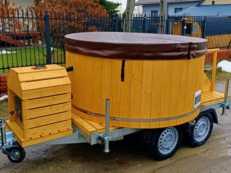 Balie Mobilne Z Piecem Friendly Spa Converted