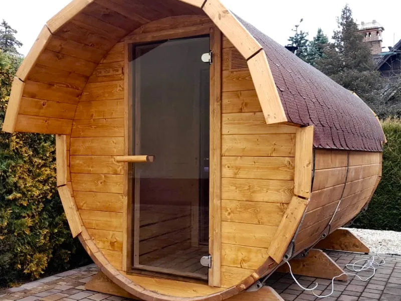 Sauna Beczka Converted