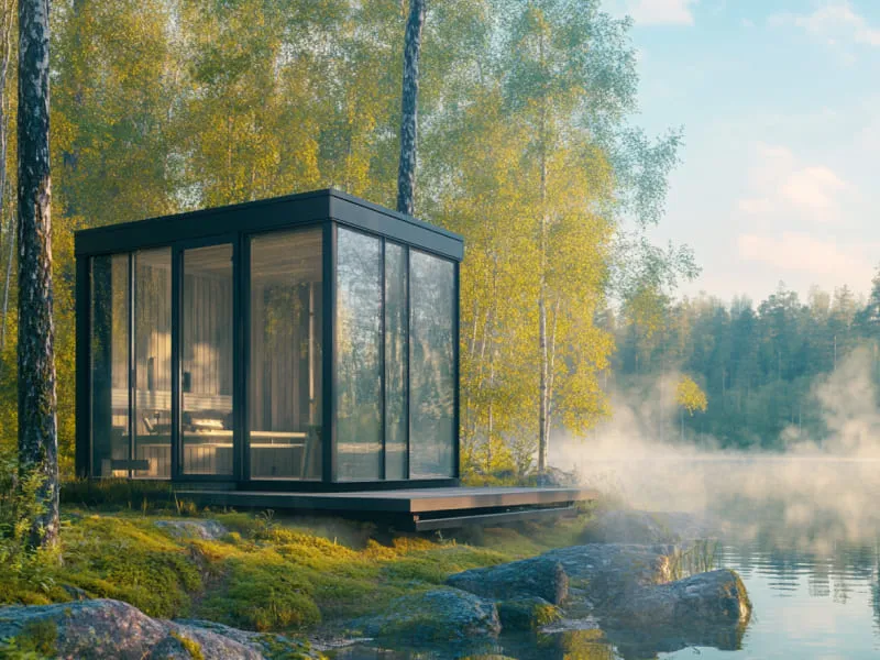 Sauna Szkieletowa Friendly Spa Converted