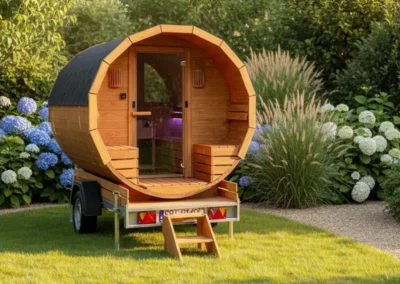 Sauna Mobilna Z Tarasem