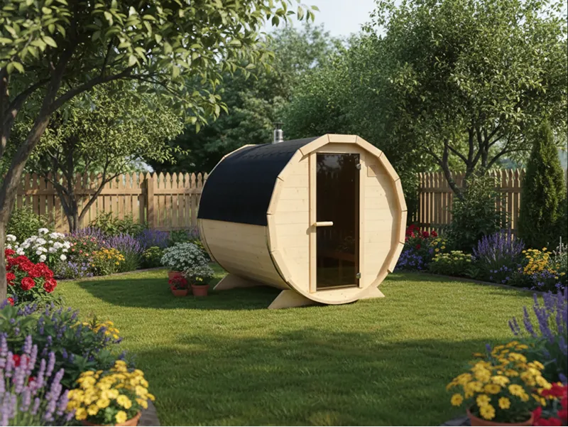 Sauna Beczka Friendly Spa Converted