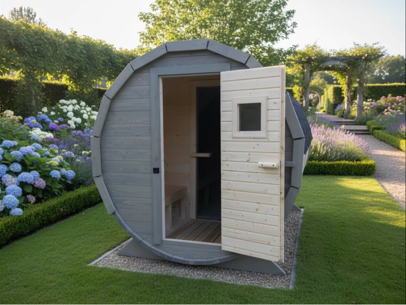 Sauna Beczka Friendly Spa Converted